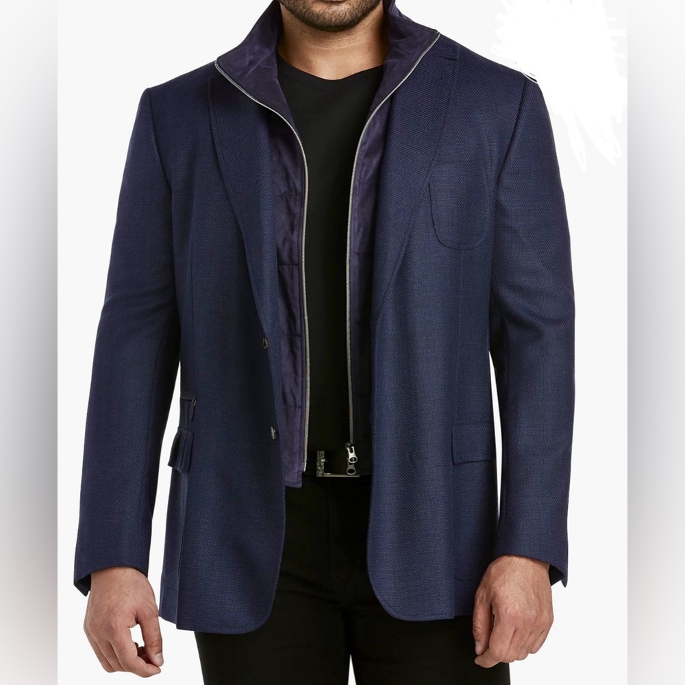 Robert graham jetset blazer lined size 50B men’s blue/purple color nwot